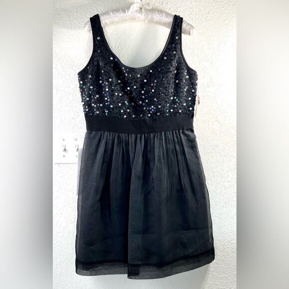 NWT Phoebe Couture Sequins and Tulle Mini Dress - Picture 1 of 10